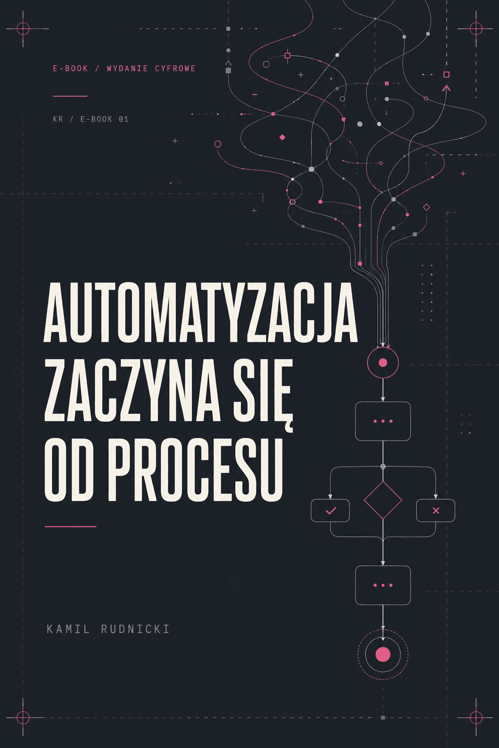 Okładka e-booka Automatyzacja zaczyna się od procesu — Kamil Rudnicki